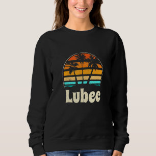 Lubec Maine Beach Me Beach Bum Us Cities Summer Sweatshirt