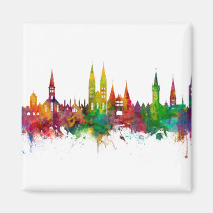 Lubeck Germany Skyline Magnet
