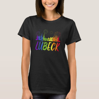 Lübeck Pride Skyline Pride Parade Lübeck T-Shirt