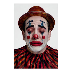 “Luca” After the Laughter Ends – A Clowns Portrait Poster