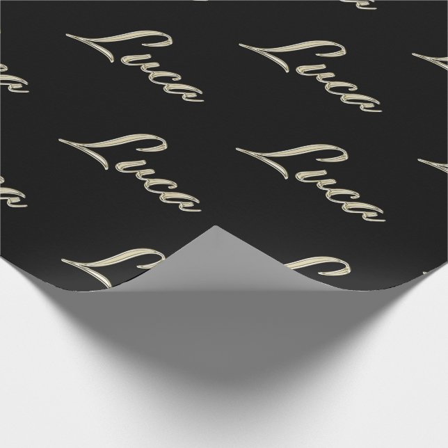 Luca First name name of fine gift paper (Corner)