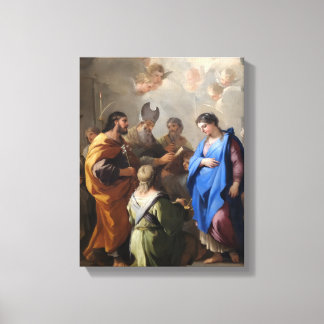 Luca Giordano’s The Marriage of the Virgin Canvas Print
