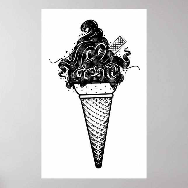 Luca Ionescu "Ice Cream" Poster (Front)