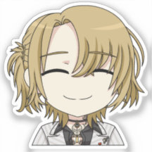 Luca Kaneshiro Smiling Chibi Sticker