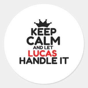 LUCAS CLASSIC ROUND STICKER