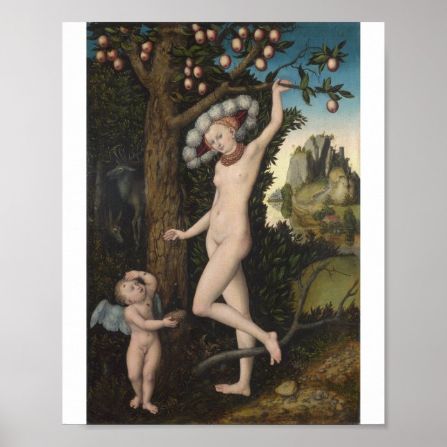 Lucas Cranach The Elder - Cupid Complaining Poster (Front)