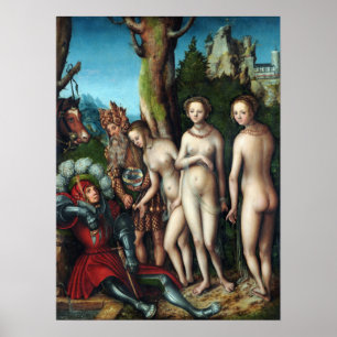 Lucas Cranach the Elder The Judgment of Paris Poster