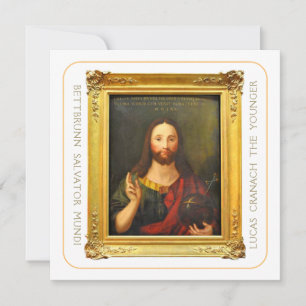 Lucas Cranach the Younger Salvator Mundi Hi-Def  