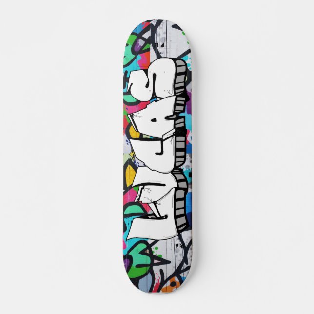 Lucas Graffiti Custom Personalised Cool Skateboard (Front)