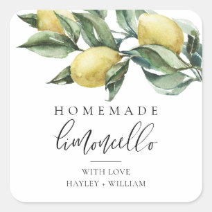 Lucas Limoncello Square Sticker
