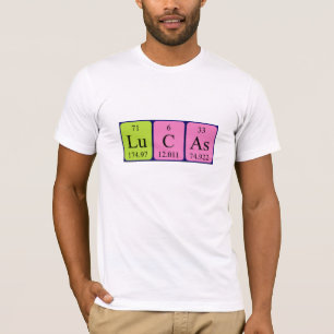 Lucas periodic table name shirt
