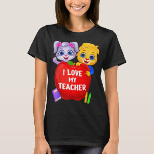 Lucas & Ruby Sharing a Love of Learning I Love My T-Shirt