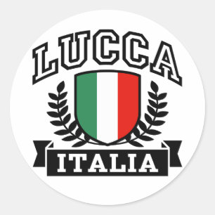 Lucca Italia Classic Round Sticker