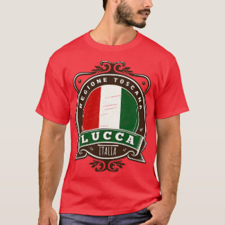 Lucca Italia Retro Style Design T-Shirt