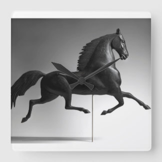 Luce Centre Label Square Wall Clock