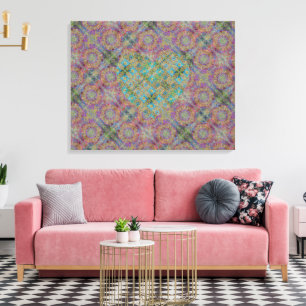 Lucene Folkstone Heart Canvas Print