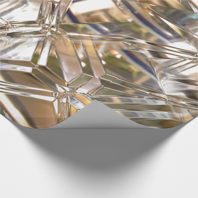 Lucent Markeid Elegant Chic  Wrapping Paper (Corner)