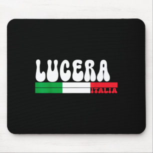 Lucera City Italia Vintage Italy Flag For Travel L Mouse Mat