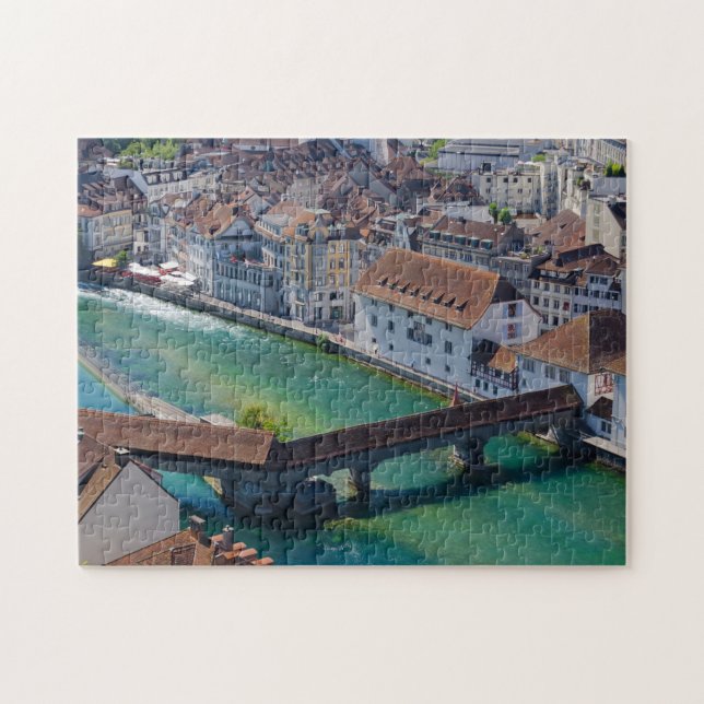 Lucerne Bridge Jigsaw Puzzle (Horizontal)
