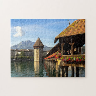 Lucerne Covered Bridge Jigsaw Puzzle