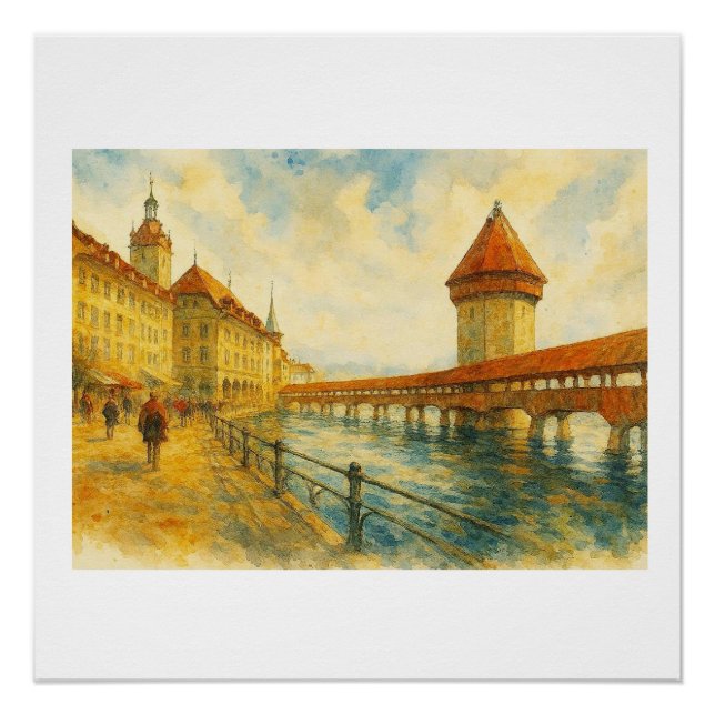 Lucerne Riverside,  Poster (Front)