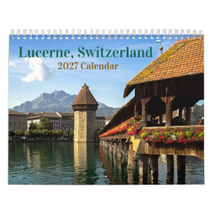Lucerne Switzerland 2027 Calendar