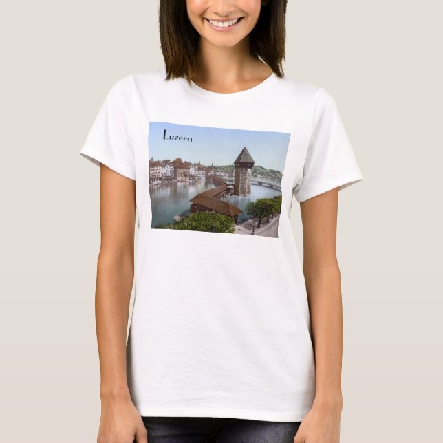 Lucerne, Switzerland (c. 1900) T-Shirt (Front)
