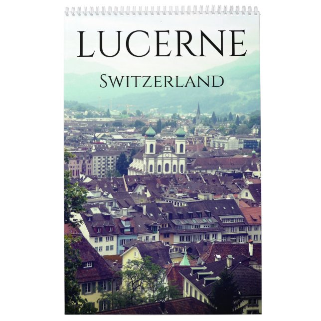 lucerne switzerland calendar (Cover)