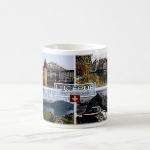 Lucerne - Switzerland - Mosaic - Coffee Mug
