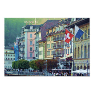 Lucerne Switzerland Photo Print