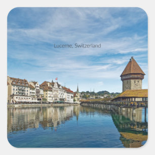 Lucerne, Switzerland Square Sticker