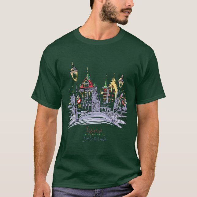 Lucerne Switzerland - T-shirt (Front)