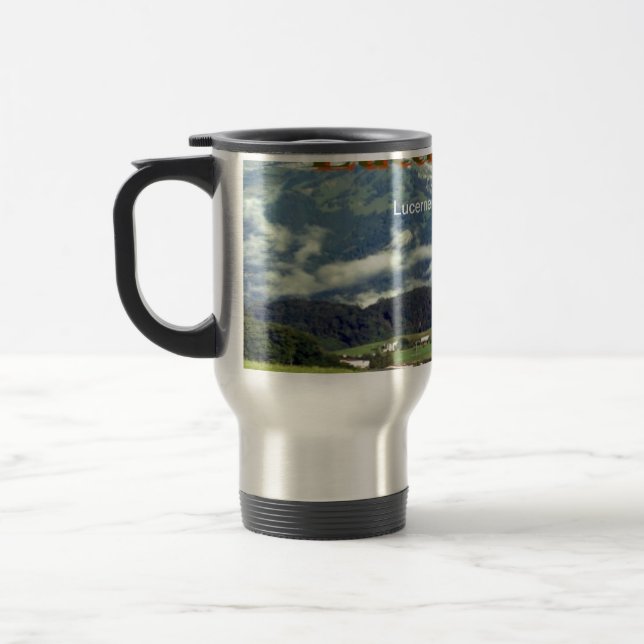 Lucerne, Switzerland Travel Mug (Left)