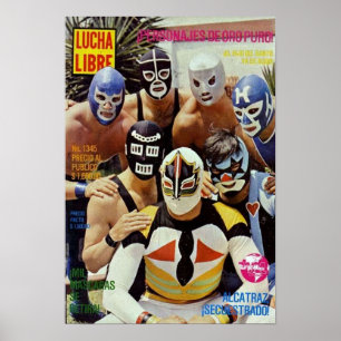 Lucha Libra Group Shot Poster