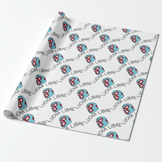 LUCHA LIBRE#22 WRAPPING PAPER (Unrolled)