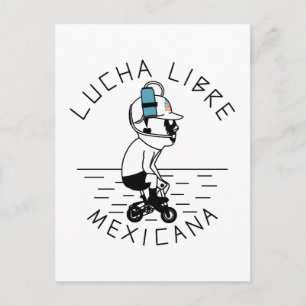 LUCHA LIBRE#26a Postcard