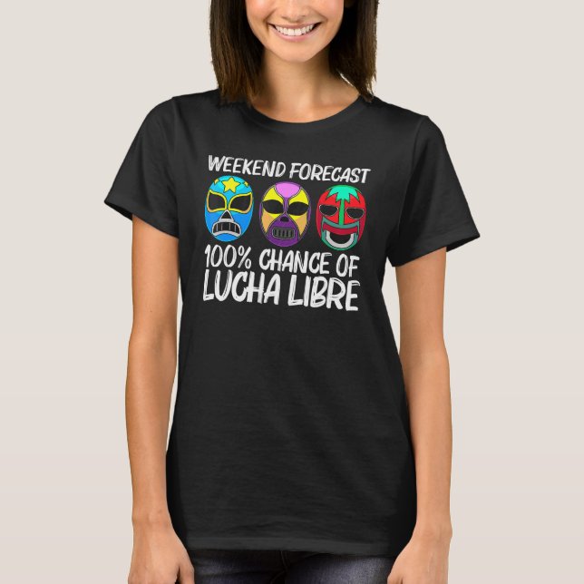 Lucha Libre Art For Men Women Wrestling Wrestler M T-Shirt (Front)