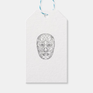Lucha Libre Mask Tattoo Gift Tags