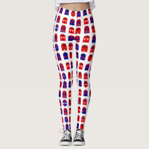 lucha libre masks leggings