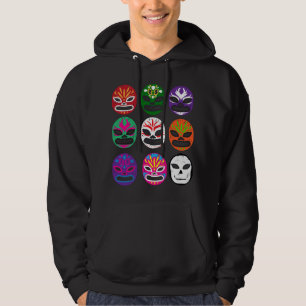 Lucha Libre Masks Mexican Wrestling Mask Hoodie