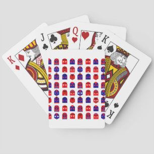 lucha libre masks playing cards