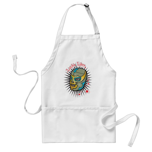 Lucha Libre Mexican Wrestling Mask Standard Apron (Front)