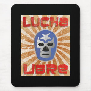 Lucha Libre Mexican Wrestling Mouse Mat