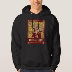Lucha Libre Mexican Wrestling Vintage Fanatico Cam Hoodie