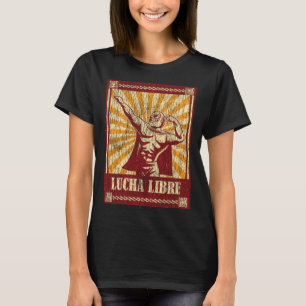 Lucha Libre Mexican Wrestling Vintage Fanatico Cam T-Shirt