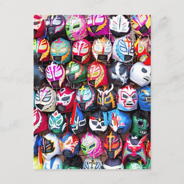 Lucha Libre Postcard (Front)