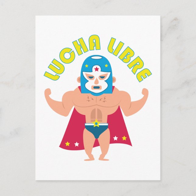 Lucha Libre Postcard (Front)