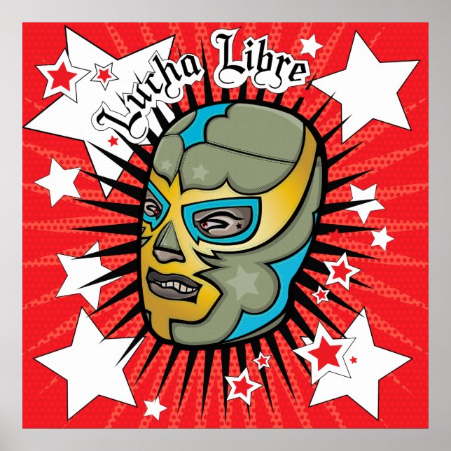 Lucha Libre Wrestler Colassal Poster! Poster (Front)