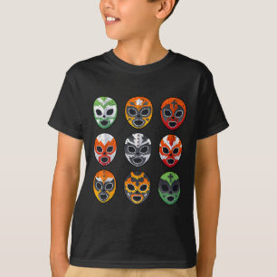 Lucha Libre Wrestling Mask Cinco De Mayo Mexican B T-Shirt