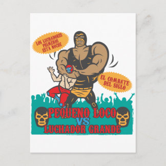 Luchador Noche Postcard